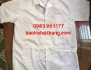 Áo blouse nam màu trắng, thân ngắn, tay ngắn