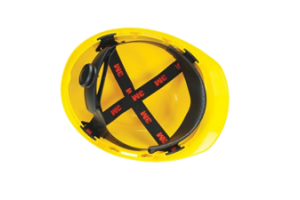 Mũ bảo hộ 3M màu vàng không có lỗ thoáng, núm vặn 