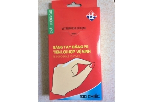 Găng tay nilon-Găng tay bằng PE (Hộp)