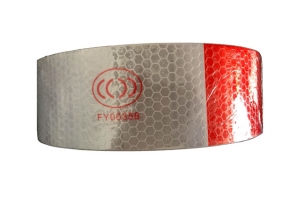 Băng dính phản quang màu trắng – đỏ