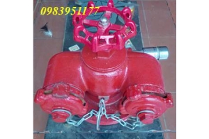 Họng tiếp nước chữa cháy có tay vặn, có van giảm áp