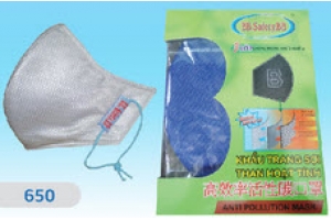 Khẩu trang móc tai than hoạt tính (có hộp)