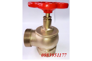 Van góc chữa cháy DN65 có van giảm áp bằng đồng (+ Ren trong KY66)